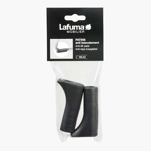 Lafuma Ersatzteil Anti-Kipp Bodenschoner für Relaxliege, 2 Stück, Anthrazit