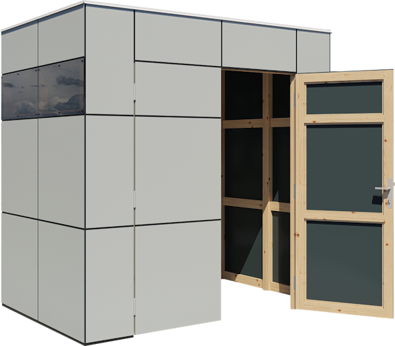 Bertilo Gartenhaus HPL Mini - 6 mm