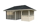 Vorschaubild Palmako Pavillon Bianca 16,6 m² Set 207 Slide - 28 mm