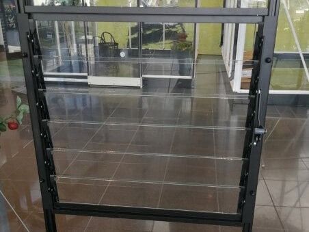 Halls Lamellenlüfter inkl. Glas für Gewächshaus Popular