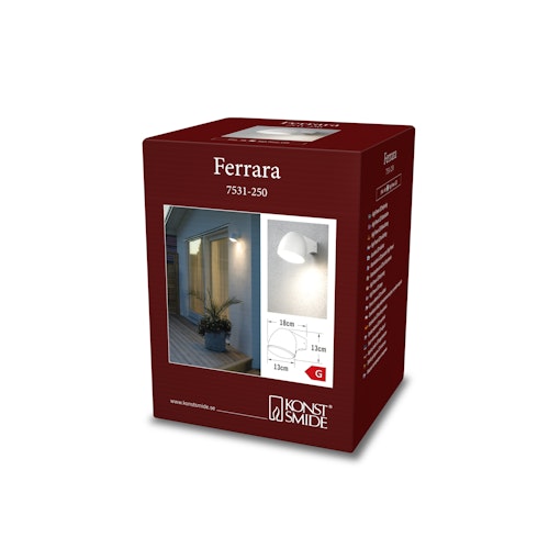 Konstsmide Wandleuchte Ferrara, versch. Farben
