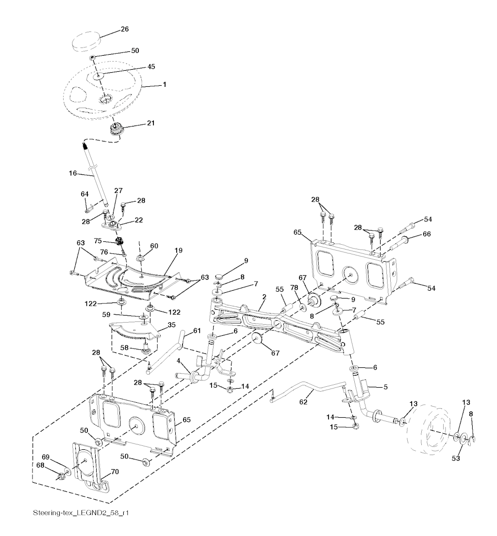 Explosionszeichnung Ersatzteile