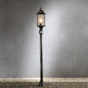 Vorschaubild Konstsmide Wegeleuchte Milano, schwarz silber, Acrylglas Bleikristall, PIR (7249-759)