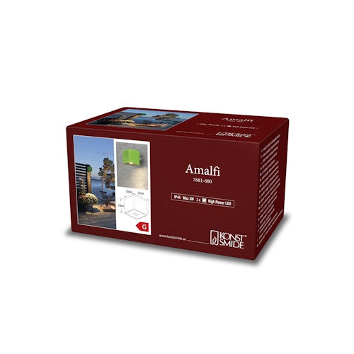 Konstsmide Wandleuchte Amalfi, versch. Farben