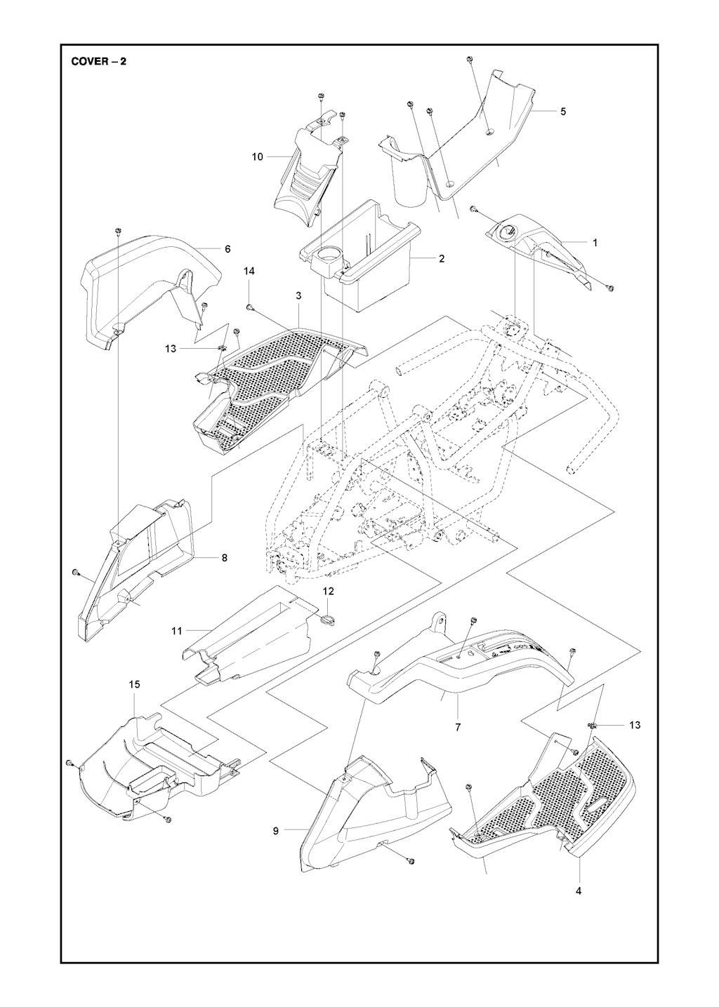 Explosionszeichnung Ersatzteile