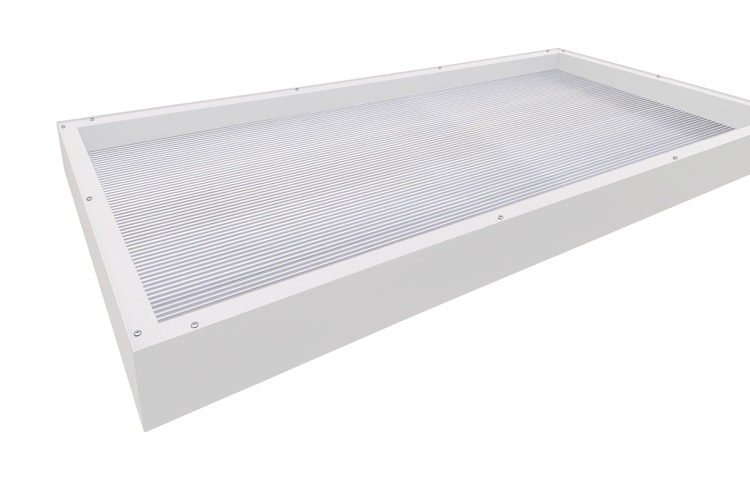 Gutta Rechteckvordach BS 3D - Line  - Weiß