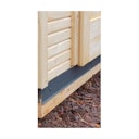 Vorschaubild Abdeckblende 80 mm für Gartenhaus/Saunahaus Fundamentbalken anthrazit