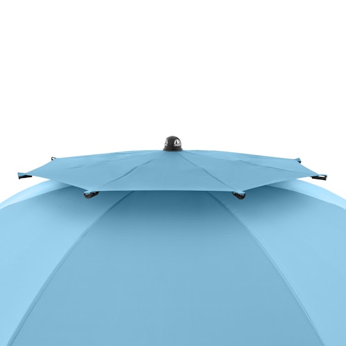 doppler Strandschirm WINDPROFI 200 Manual, Aluminium Anthrazit / 100 % Polyester 80 g/m²