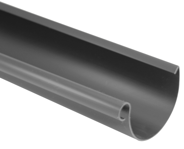 Dachrinne 150 cm, RG100 Typ 300 weiß