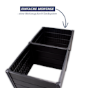 Vorschaubild KHW Hochbeet Demeter Größe XL - B 158 x T 82 x H 61 cm - 672 l