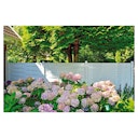 Vorschaubild T&J LIGHTLINE KS-Lamellenzaun 90 x 180/90 cm, Ecke rechts, weiß