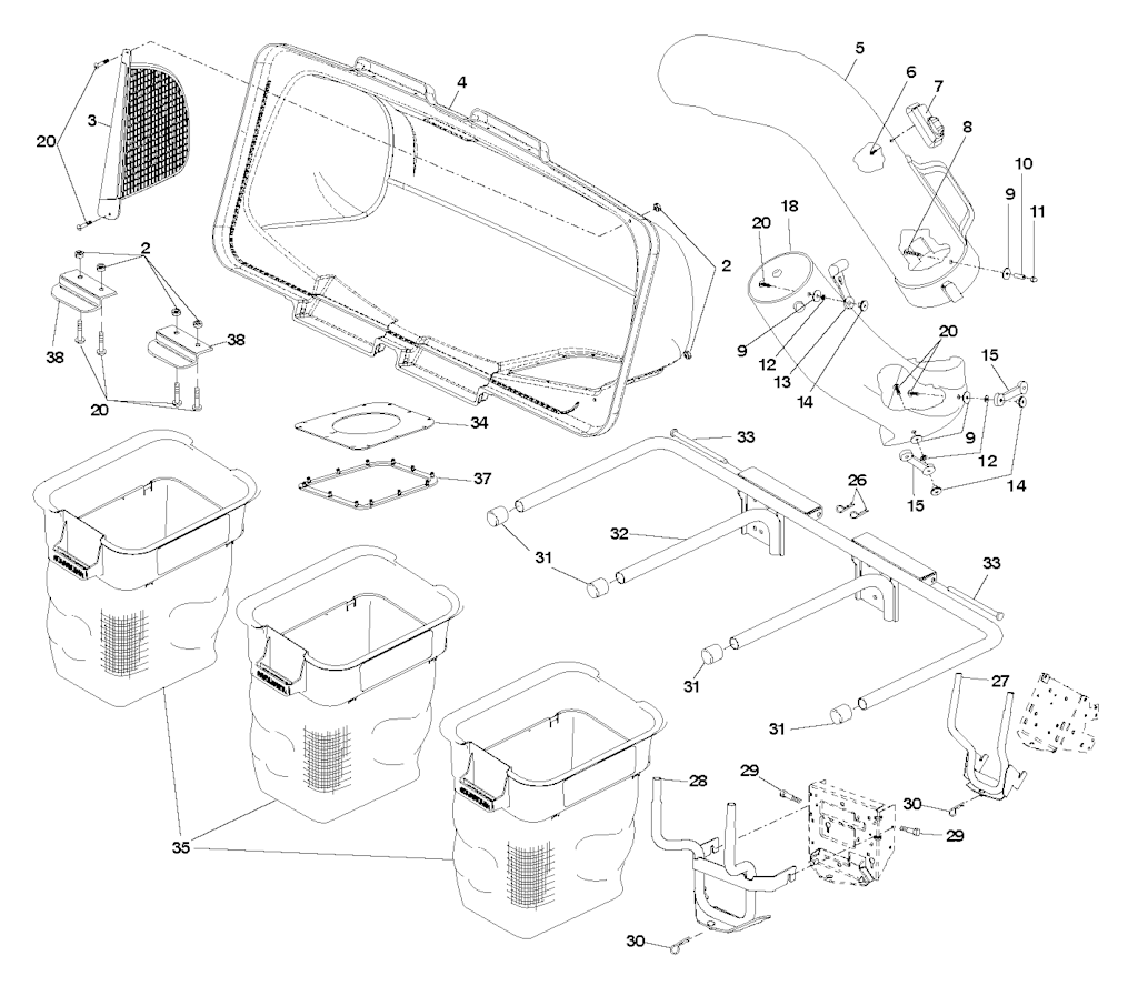 Explosionszeichnung Ersatzteile