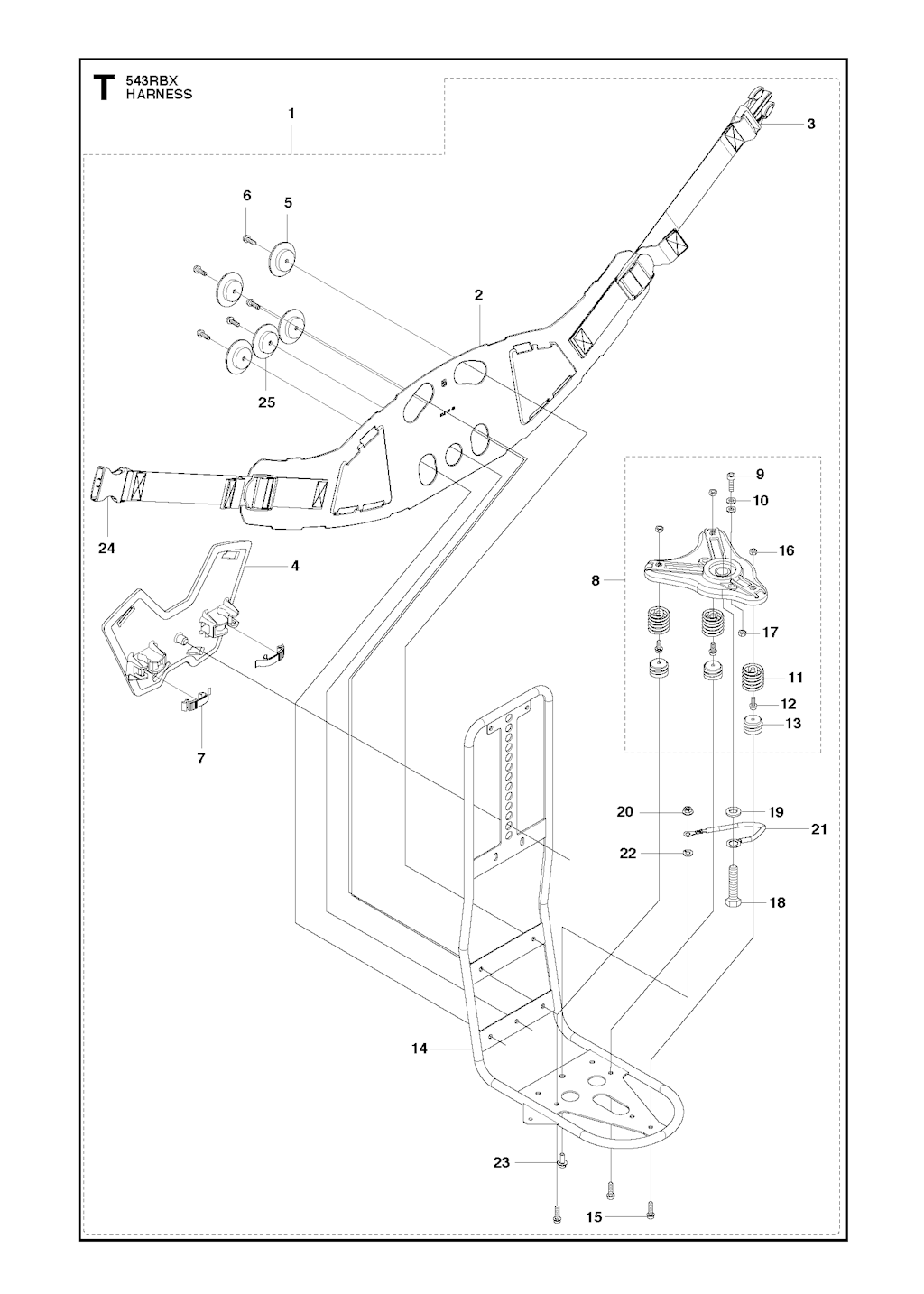 Explosionszeichnung Ersatzteile