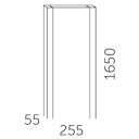 Vorschaubild ALLUX Ständer 1001 für Briefkasten