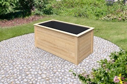 Karibu Hochbeet 1 - 1490 l Fassungsvermögen 28 mm Wandstärke