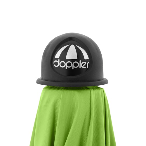 doppler Strandschirm WINDPROFI 200 Manual, Aluminium Anthrazit / 100 % Polyester 80 g/m²