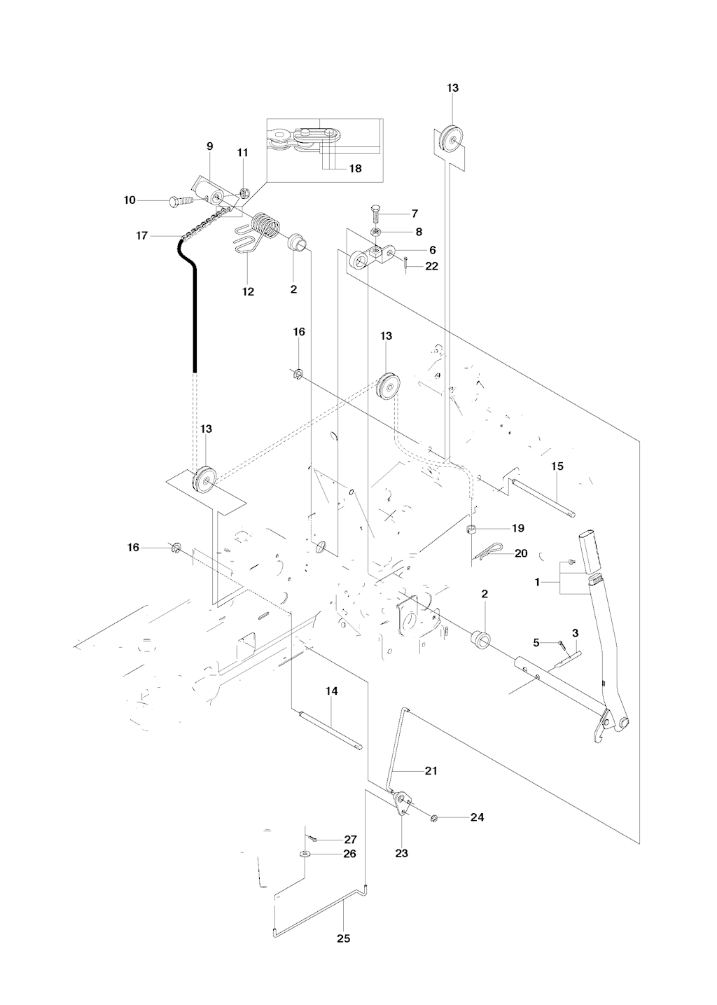 Explosionszeichnung Ersatzteile