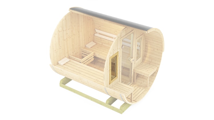 Weka Zusatzfenster für Fasssauna 198 - 40 x 80 cm