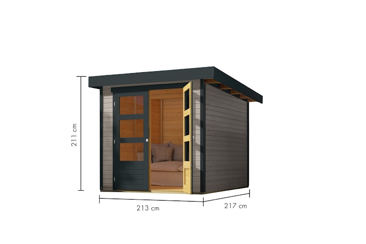 Karibu Gartenhaus Timmo (Askola) - 19 mm inkl. gratis Expressversand