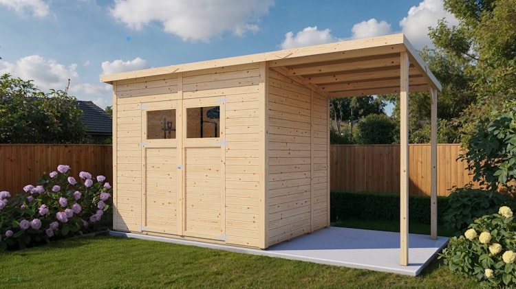 Bertilo Gerätehaus Amrum 2/3 Plus - 14 mm