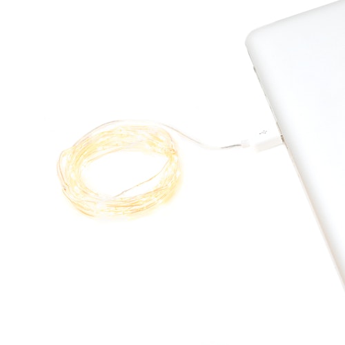 Konstsmide Weihnachtsbeleuchtung  Micro LED Lichterkette Bernstein