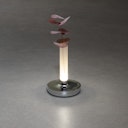 Vorschaubild Konstsmide Biarritz USB-Tischleuchte silber, 1800/2700/4000K, dimmbar