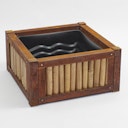 Vorschaubild BambusBASIS Terrassenteich Cortenstahl mit verschiedenen Bambusfüllungen