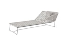 Vorschaubild Diamond Garden Daybed MILOS rechts, Edelstahl Dunkelgrau / Rope Dunkelgrau / Sunproof (100 % Polypropylen)