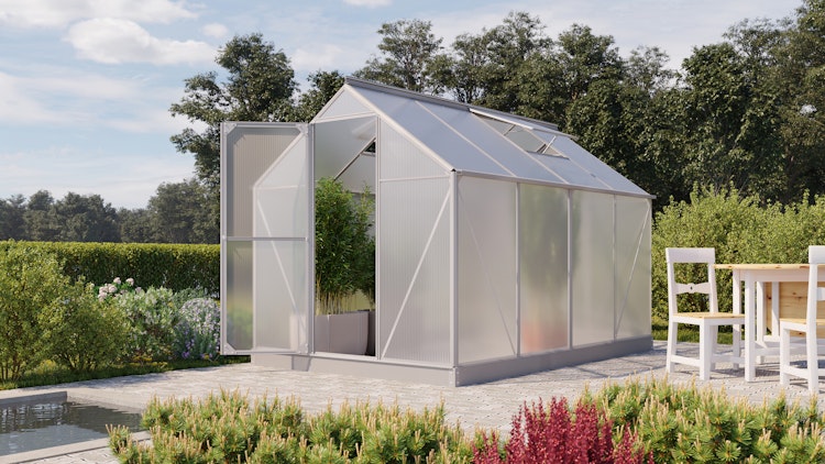 Vitavia Gewächshaus Eos 6000 inkl. 2 Dachfenster - 6 m²