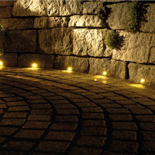 dot spot colorgard Akzentlichtpunkt OUTDOOR warmweiß - rund 230V / 12 V