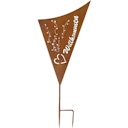 Vorschaubild Garden Pleasure Gartenstecker WILLKOMMEN, Stahl Rost-Optik
