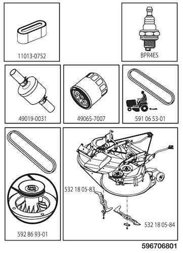 Husqvarna Gartentraktoren 960510148 Traktor TC 342T