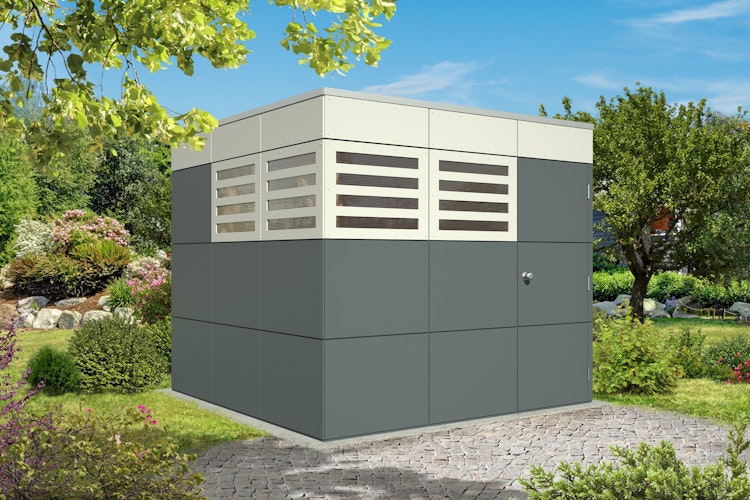 Skan Holz CrossCube Gartenhaus Perth 3