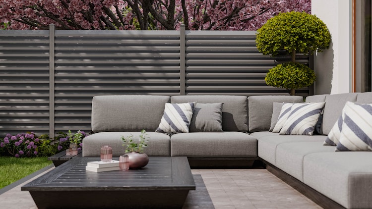 GroJa Lumino Rhombus Anthrazit DB 703 Bausatz 180x180 cm Kartonverpackt