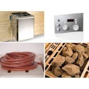 Vorschaubild Weka Technikpaket 2 inkl. 9 kW BioAktiv Ofen, Saunasteine, Anschlusskabel und Steuergerät für Saunahaus Naantali/Kuopio/Farsund/Kaapi