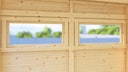 Vorschaubild Bertilo Element-Gartenhaus Pentus 3 Office inkl. Lounge-Anbau - 19 mm