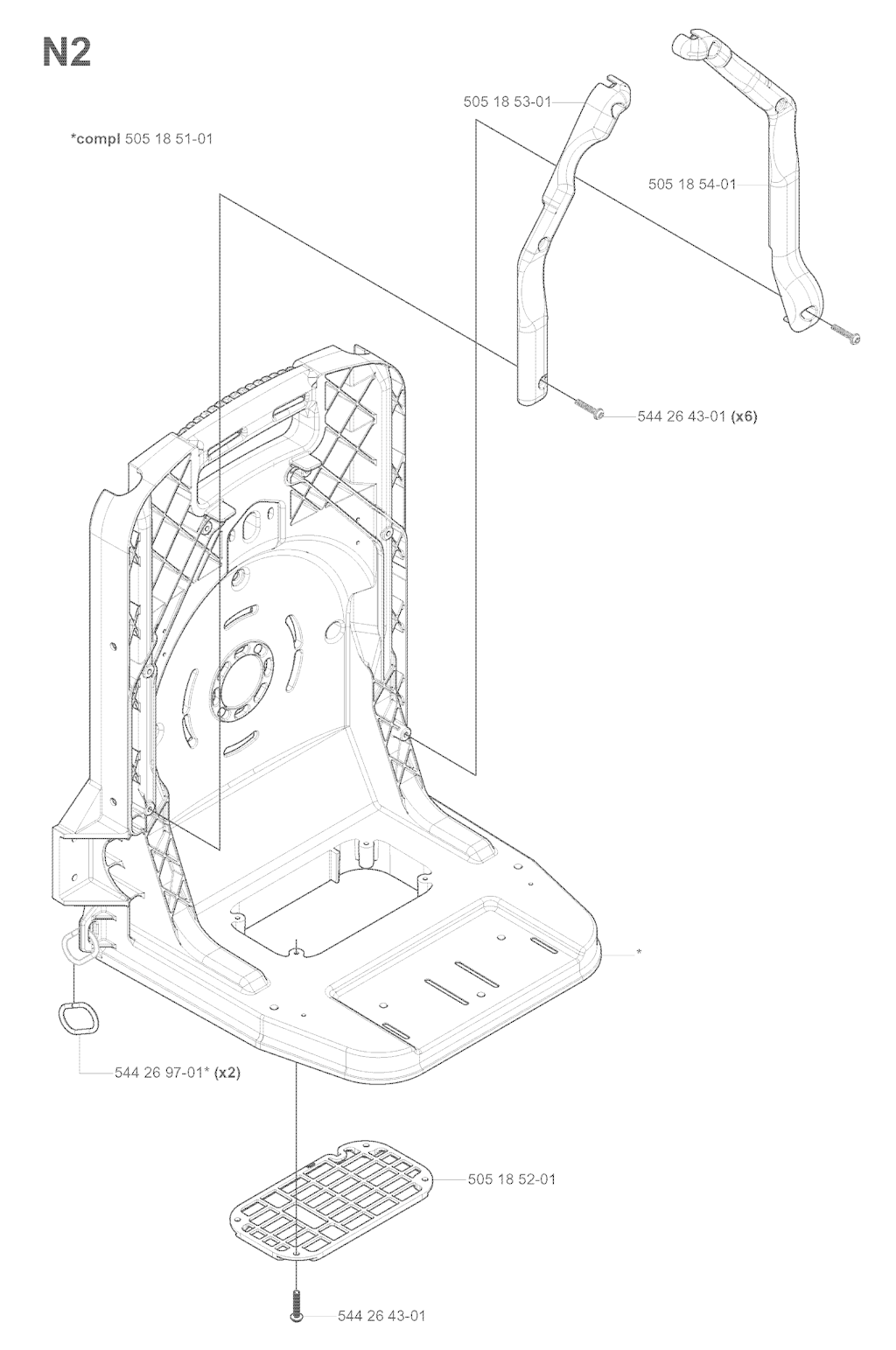 Explosionszeichnung Ersatzteile