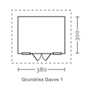 Vorschaubild Skan Holz 45 mm Gartenhaus Davos