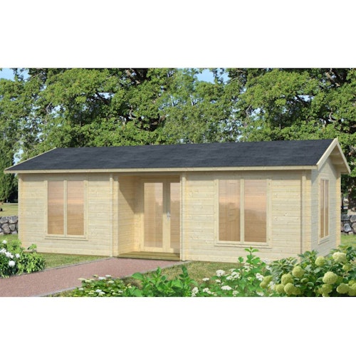 Palmako Ferienhaus Anna 26,8 + 1,9 m² - 70 mm