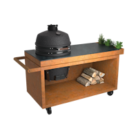 OFYR Kamado Table Corten 150 PRO+ Corten Ceramic Dark