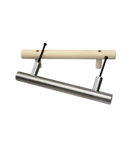 Infraworld Türgriff-Set Edelstahl, rund