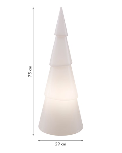 8 seasons design LED-Dekoleuchte Shining Tree rund (RGB), verschiedene Größen