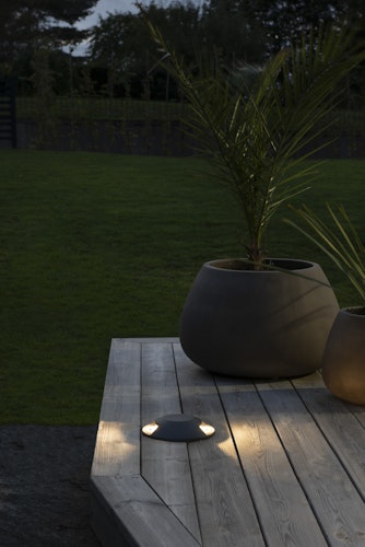 Konstsmide Bodeneinbaustrahler, anthrazit, 2-Wege (7879-370)