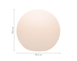 8 seasons design LED-Kugelleuchte Shining Globe Ø 50 cm (RGB)