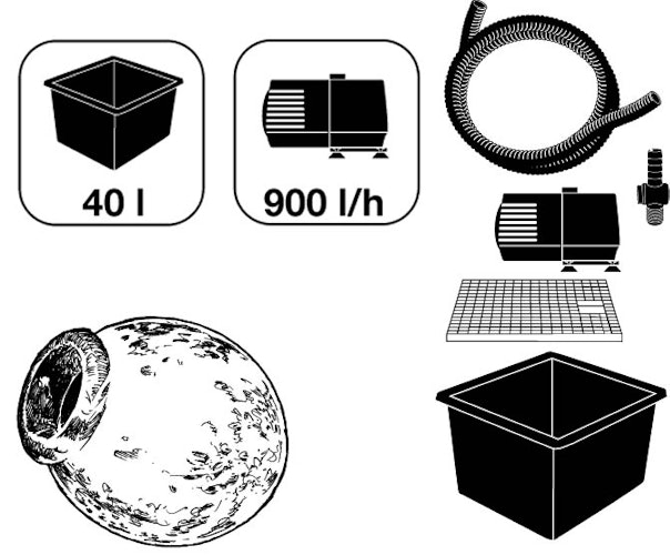 Ubbink Wasserspiel Orange