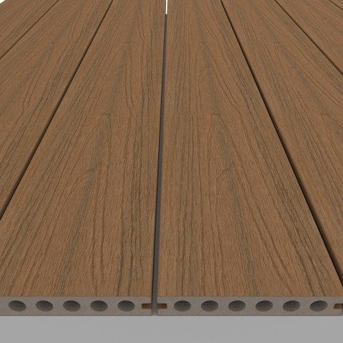 NewTechWood Deluxe Vintage WPC-Terrassendiele Hohlkammer Teak  23 x 138 mm