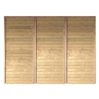 Karibu Rückwand für Einzelcarport