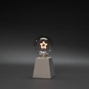 Vorschaubild Konstsmide Weihnachtsbeleuchtung  LED Tischleuchter Stern weiß Timer