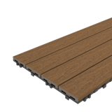 Handmuster - NewTechWood Terrassenfliese Premium - TeakZubehörbild