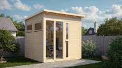 Bertilo Gartenhaus Pentus 2 Office - 19 mm